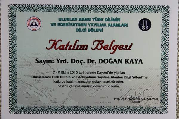 2010 Kayseri Erciyes Üni.