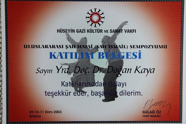 2003 Ankara Şah Hatayi