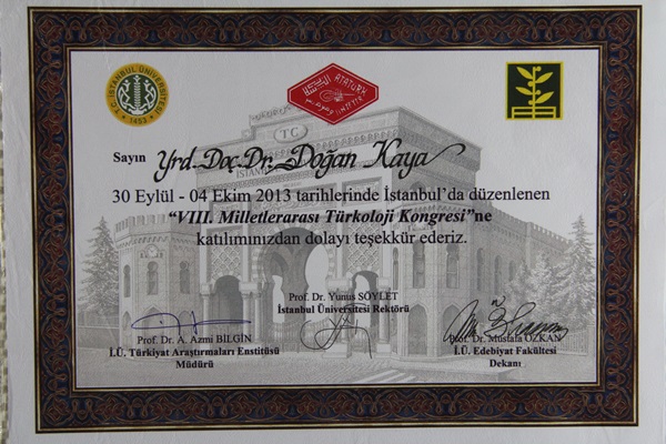2013 İstanbul-Türkoloji