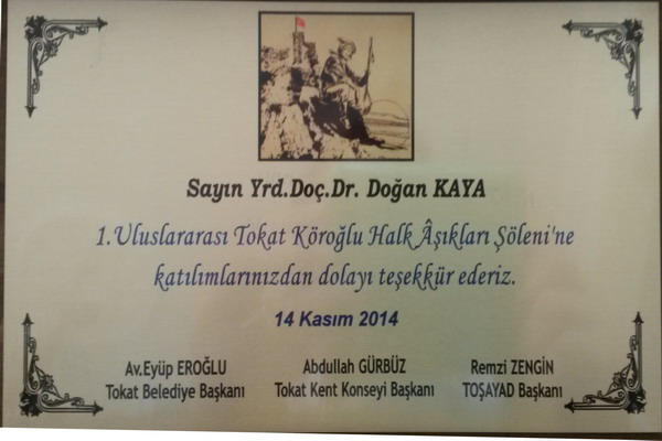 2014 Tokat-Köroğlu